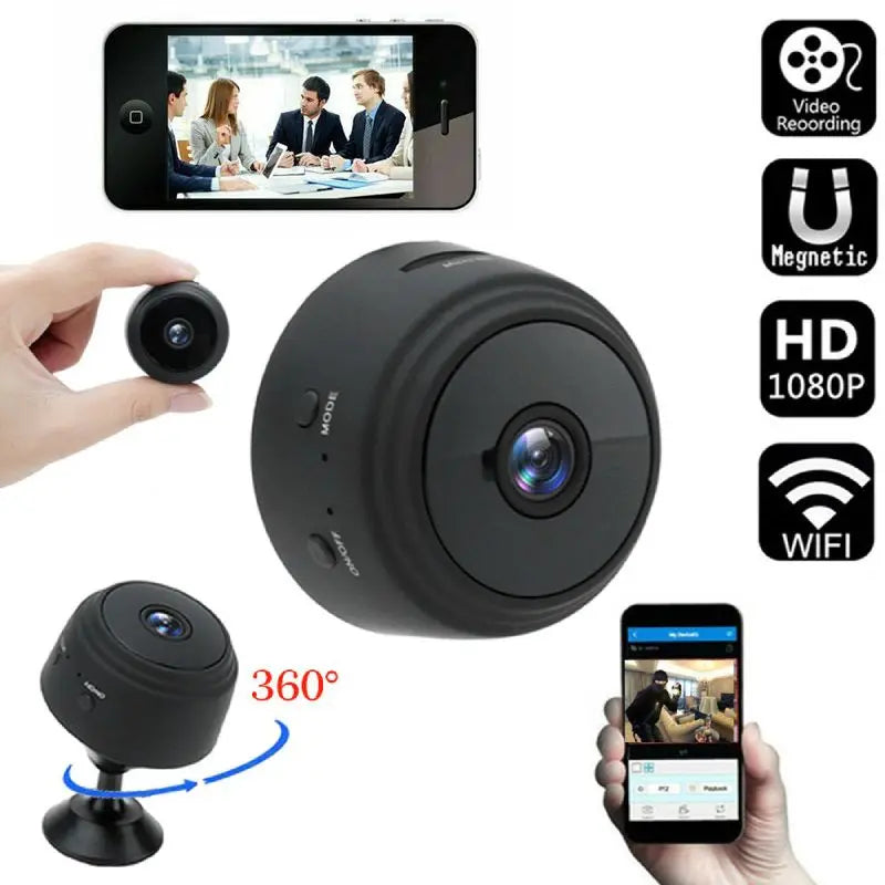 Mini Camera Espiã WiFi HD