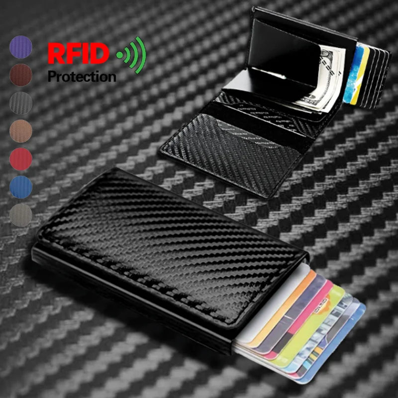 Carteira Anti Furto Carbon