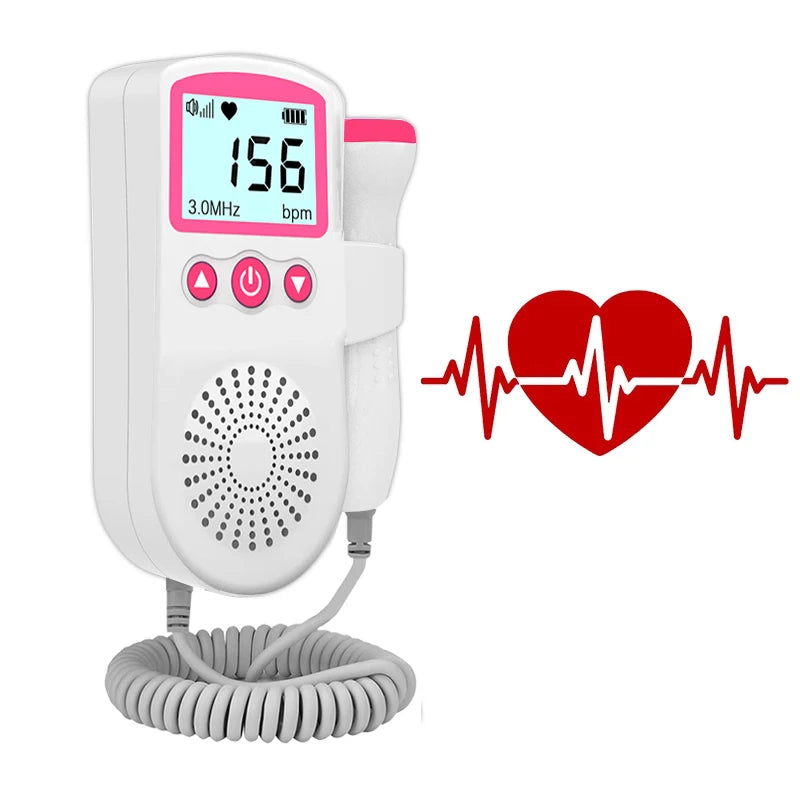 Monitor de Frequência Cardíaca Fetal Doppler